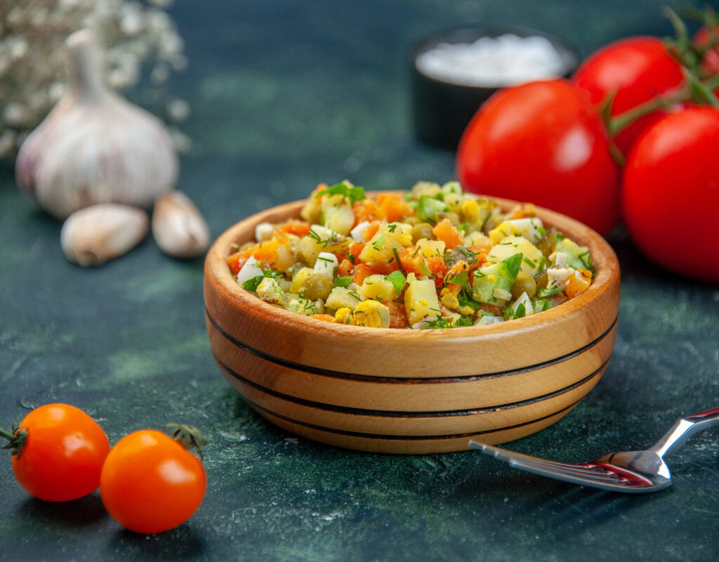 Salada Quente de Frango com Abóbora e Espinafre